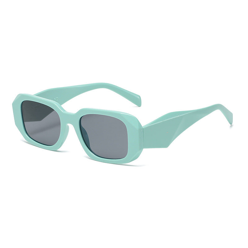 Wholesale Square Frame Thick Plate PC Sunglasses